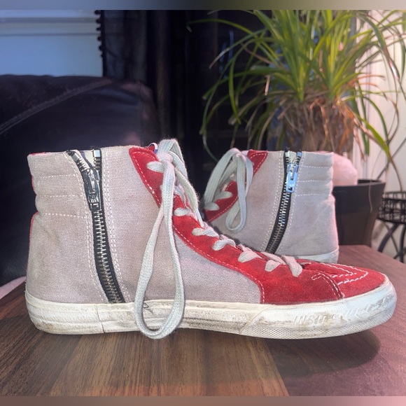 Golden Goose Unisex High-Top Suede Sneakers - Picture 5 of 10